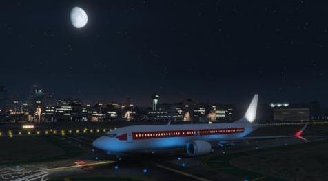 侠盗猎车5「GTA5」游戏MOD 波音737-MAX9珍妮特航空公司