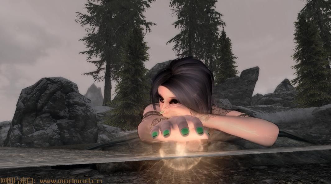 ZMDs手指颜色覆盖RaceMenu CBBE SE HD