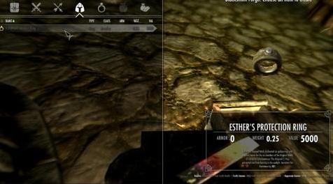 上古卷轴5：重置版MOD Esther的阳光保护戒指SE