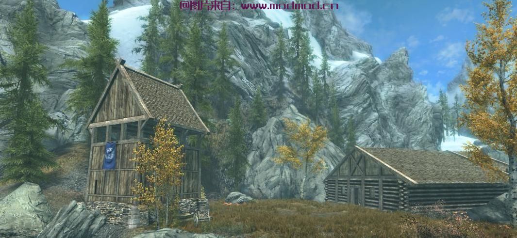 上古卷轴5：重置版MOD 黑色野蔷薇横幅