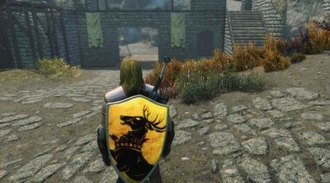 上古卷轴5：重置版MOD Ecotone Ausb后挡板模型