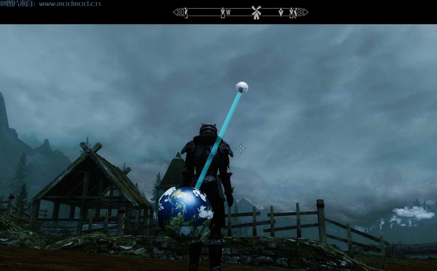 【大毒】（低配版推出）分享原创的两把维和双手武器mod，带特效的上帝级别双手锤——地球锤和太阳锤 