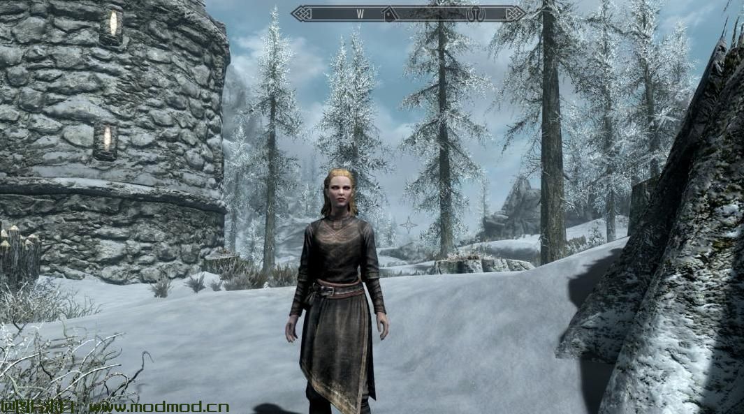 上古卷轴5：重置版MOD 女大师长袍替代品