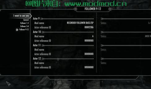 上古卷轴5：重置版MOD 我要见你