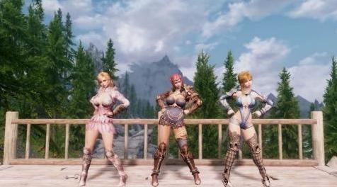 上古卷轴5：天际MOD 雷鸟+清华退魔装