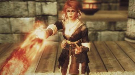 上古卷轴5：天际MOD 布里格达套装   Brigida连衣裙颜色变化  V1.0