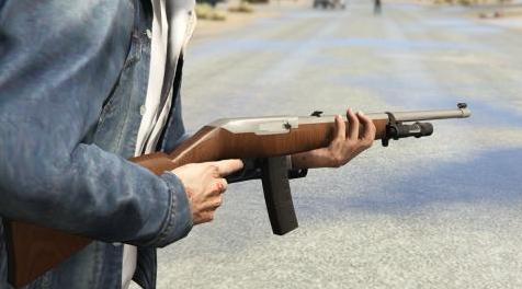 侠盗猎车5「GTA5」游戏MOD “我的世界”质量Ruger 10-22