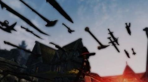 上古卷轴5：天际MOD [偷运+汉化]魔法 万剑诀