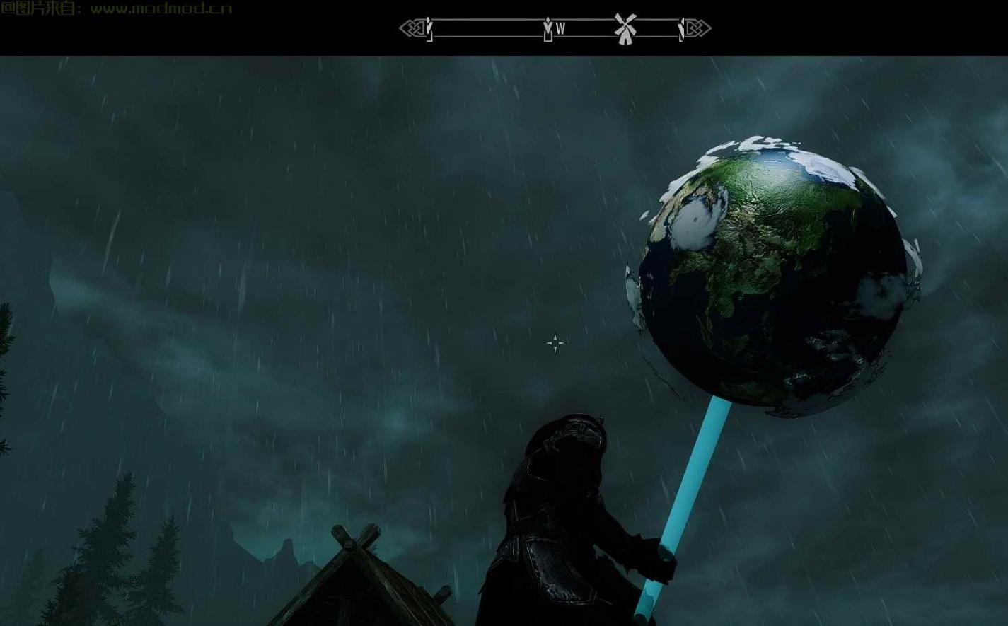 【大毒】（低配版推出）分享原创的两把维和双手武器mod，带特效的上帝级别双手锤——地球锤和太阳锤 