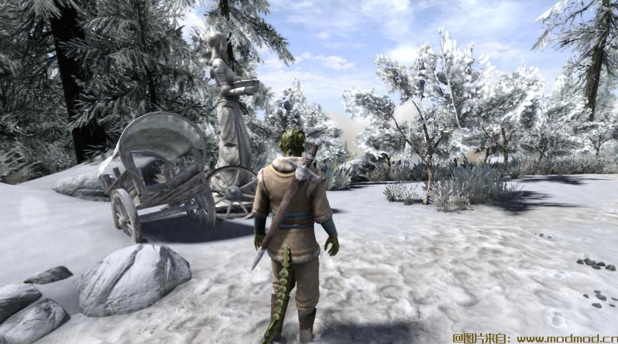 收获雕象在Bruma