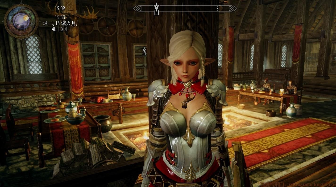 上古卷轴5：天际MOD 【7B Bombshell 化】jackga的圣女王骑士甲