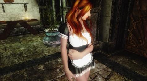 上古卷轴5：天际MOD Goth Maid  哥特女僕套裝 0813