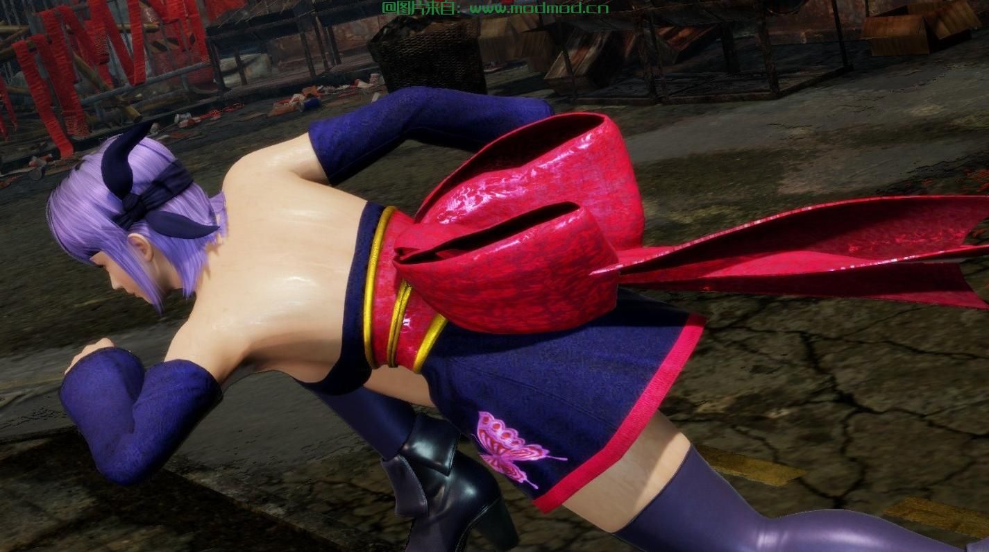 绫音 DOA2 服装配色，紫色