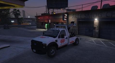 侠盗猎车5「GTA5」游戏MOD 福特F550清障车