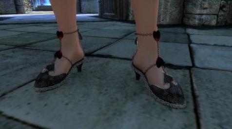 上古卷轴5：重置版MOD Newmiller Daedric凉鞋CBBE