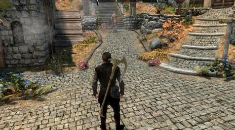 上古卷轴5：重置版MOD Xp32扩展SE背面更好的战斧和战锤