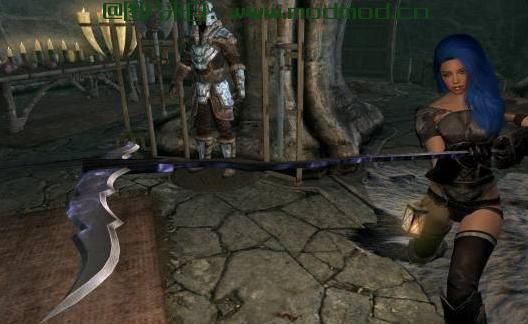 上古卷轴5：天际MOD 风暴召唤者之怒-Onyx&rsquo;s Scythe - Stormcaller&rsquo;s Fury