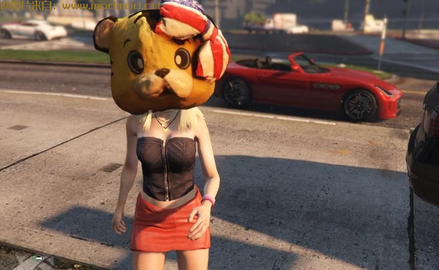 侠盗猎车5「GTA5」游戏MOD 灵活的面具Yuruchara