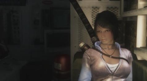 上古卷轴5：天际MOD 鬼泣DMC凯特套装汉化Kat Outfit