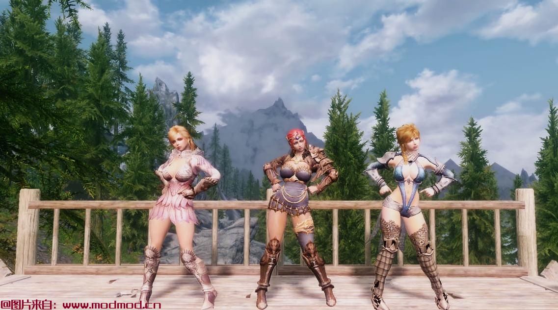 上古卷轴5：天际MOD 雷鸟+清华退魔装