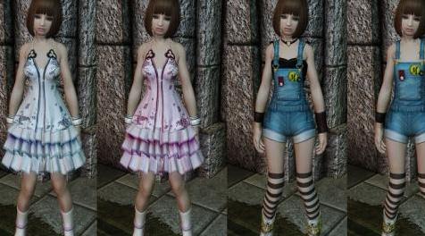 上古卷轴5：天际MOD 【BodySlide化】Fox Collection [24] - Lingerie&mdash;&mdash;CBBE-HDT