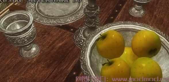 上古卷轴5：天际MOD RUSTIC SILVERWARE 仿古银器，纯材质，1K、2K可选