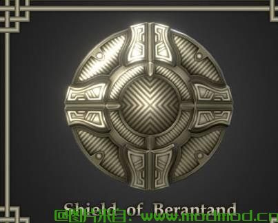 一面带地下城探索的盾牌：贝安坦德盾牌-Shield of Berantand 