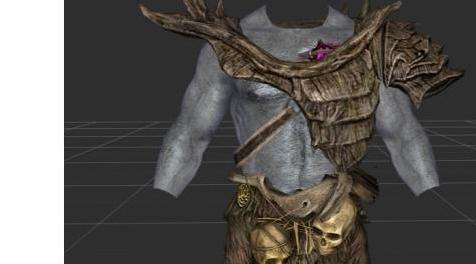 上古卷轴5：重置版MOD MIKE的Briarheart 勇士的Spriggan盔甲