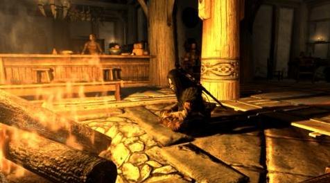 上古卷轴5：天际MOD Simple Actions - The floor is as good a place to sleep as an
