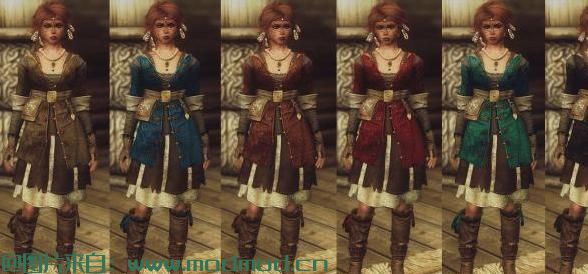 布里格达套装   Brigida连衣裙颜色变化  V1.0