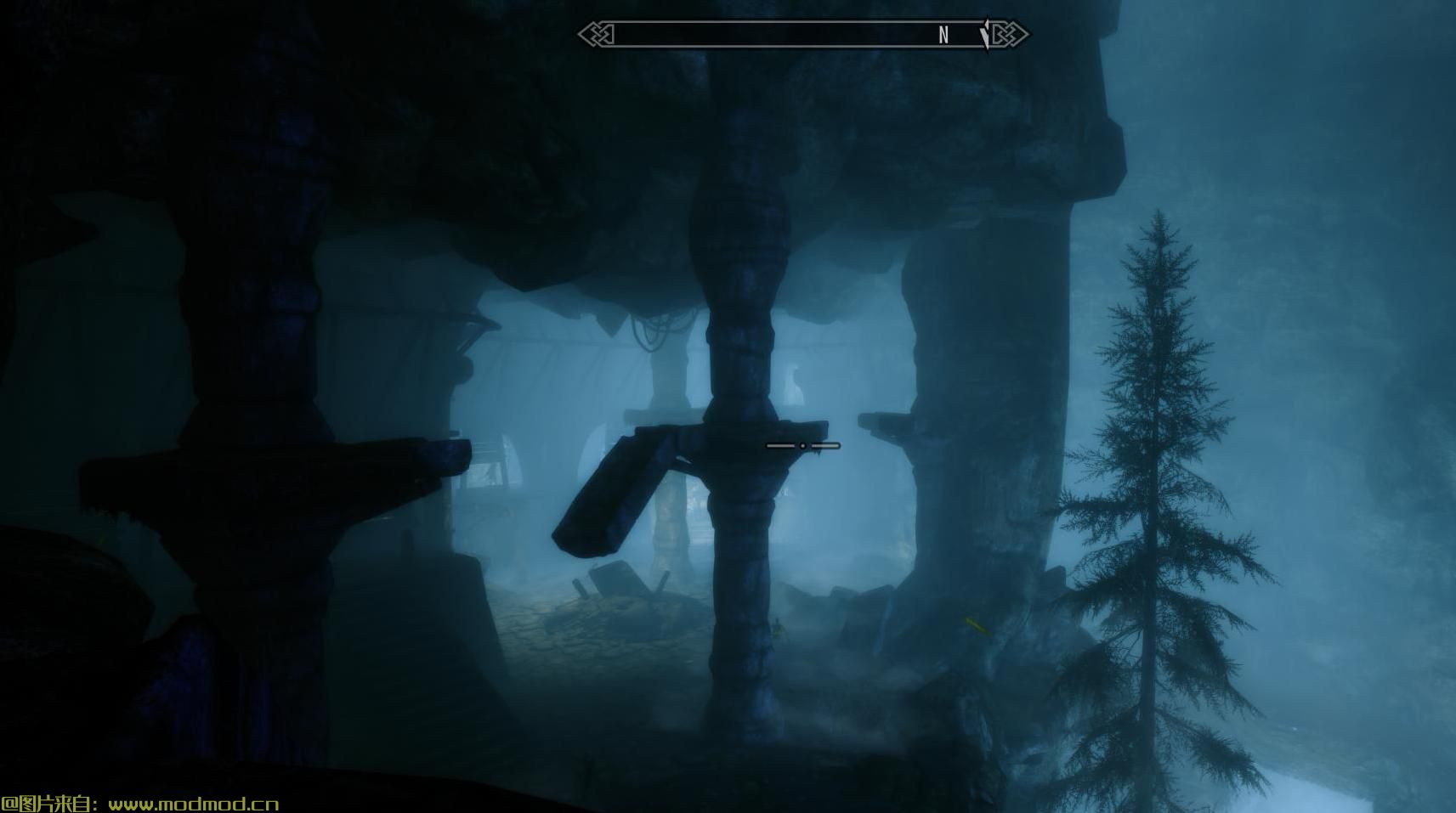 ENB Skyrim SE的香草黑夜