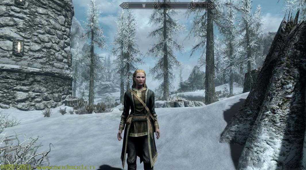 上古卷轴5：重置版MOD 女大师长袍替代品