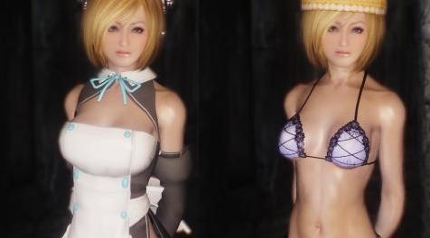 上古卷轴5：天际MOD 【BodySlide化】Fox Collection [39] - Lingerie&mdash;&mdash;CBBE-HDT