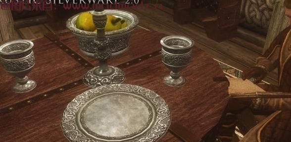 上古卷轴5：天际MOD RUSTIC SILVERWARE 仿古银器，纯材质，1K、2K可选