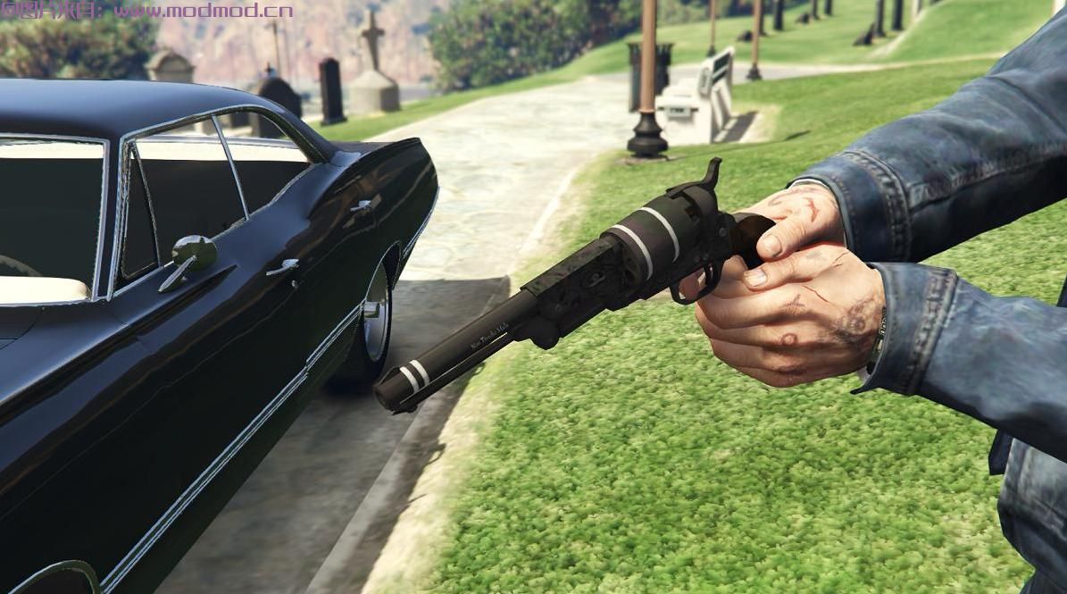 侠盗猎车5「GTA5」游戏MOD 超自然灵感1851年柯尔特海军