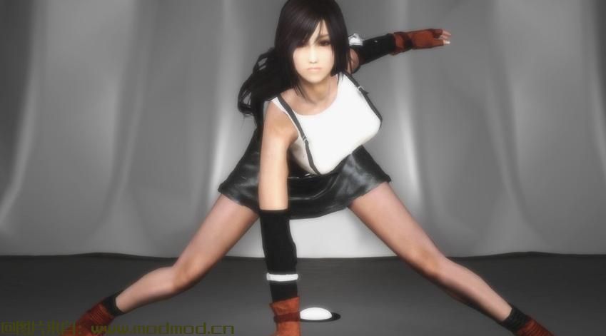 上古卷轴5：天际MOD 最终幻想蒂法衣服套装（Tifa Cloth by Himmelsky Version 3 by Himmelsky）