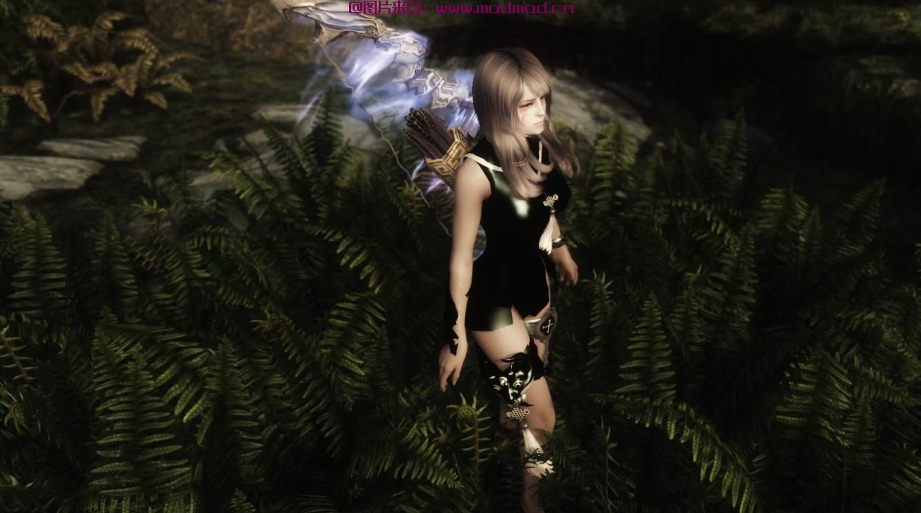 上古卷轴5：天际MOD HDT～TBBP~剑灵Red shadow服装