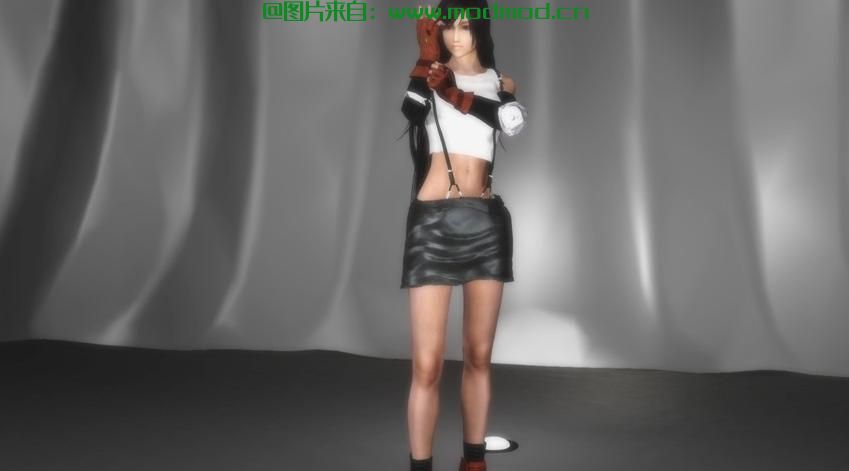 上古卷轴5：天际MOD 最终幻想蒂法衣服套装（Tifa Cloth by Himmelsky Version 3 by Himmelsky）