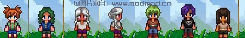 星露谷物语MOD 更多发型