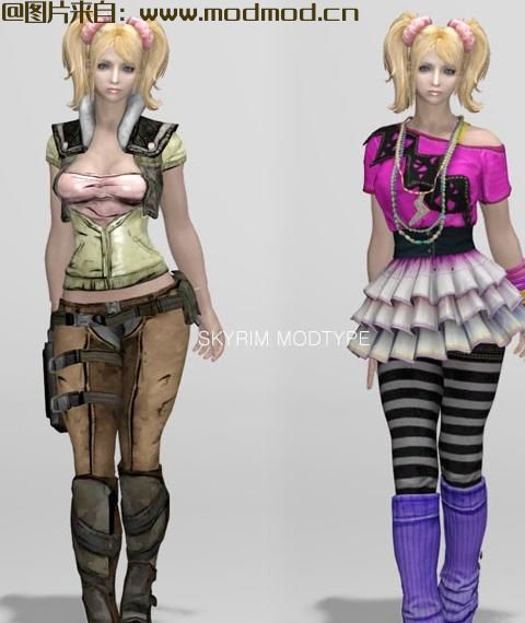 上古卷轴5：天际MOD 汉化MOD  Cosplay Mix服装 主要都是电锯甜心里的~