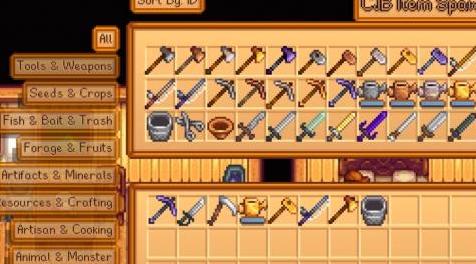 星露谷物语MOD CJB Item Spawner（物品生成）