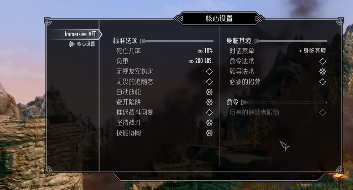 上古卷轴5：天际MOD 身临其境的AFT3.09 Immersive Amazing Fol