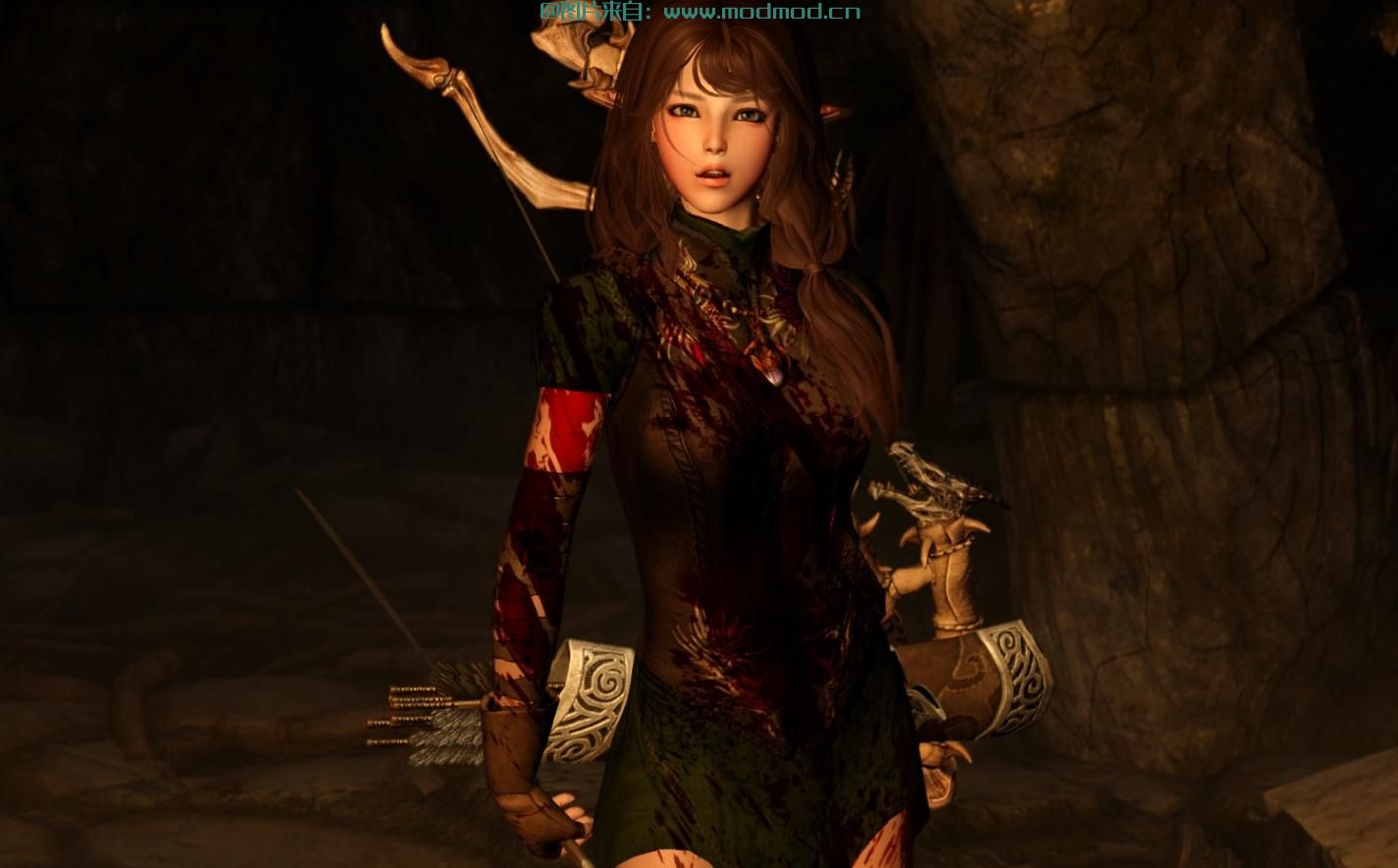 上古卷轴5：天际MOD 汉化  隐居者塔妮娅-V3.6--多功能女随从--日语语音-独立装备护甲+可唱歌+跳舞+醉酒