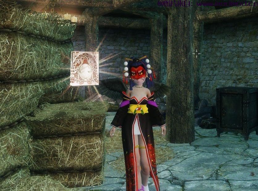 上古卷轴5：天际MOD FOX40发布~天狗女和旅行装
