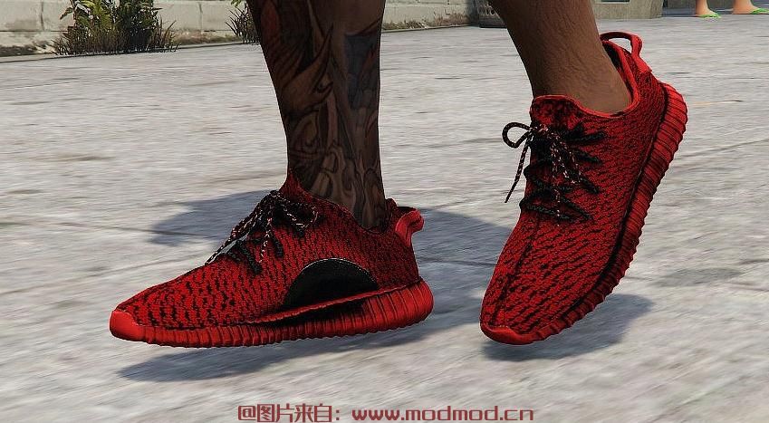 Yeezy Boost 350 RE纹理（Pb、月岩、定制红）