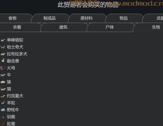 「汉化」「搬运」边缘世界轨道动物贸易商（Orbital Animal Traders）MOD 免费下载