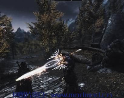 「搬运」上古卷轴5天际MOD：超绚丽黎明之光系列武器（Light Sword - Burning Eye of Meridia）免费下载