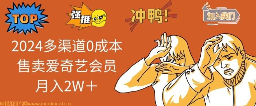 闲鱼多平台无本卖爱奇艺会员月入过万项目实操教学 资料网盘下载