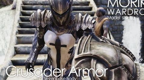 上古卷轴5天际护性感的甲MOD Crusader Armor汉化补丁免费下载