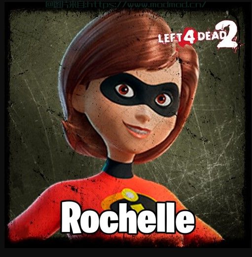 求生之路2超人总动员超妈Elastigirl 替换Rochell人物MOD免费下载+安装说明